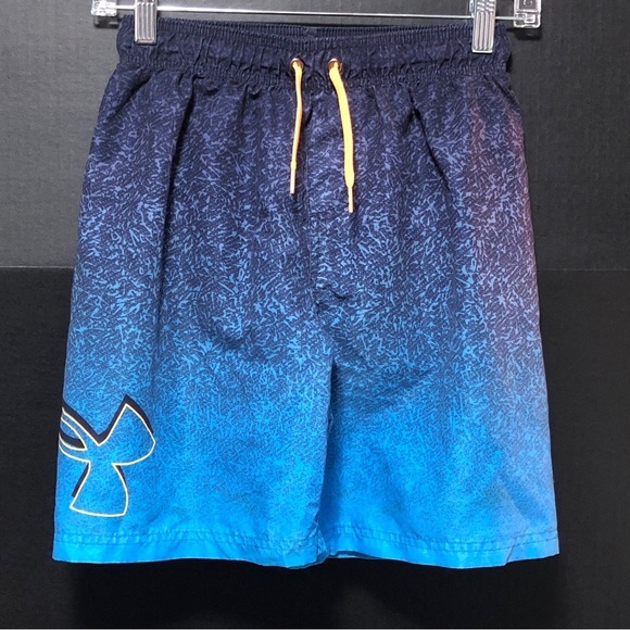 ⛵️Under Armour Blue Swim Trunks with liner - Picture 1 of 9